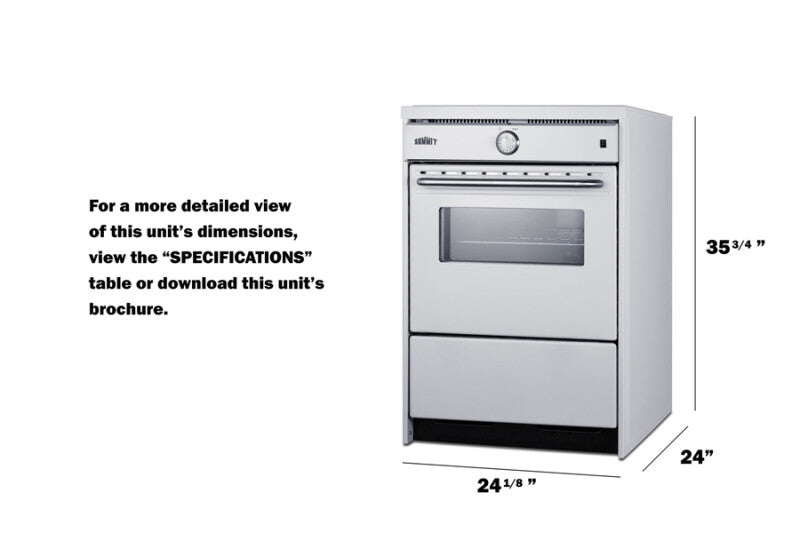 24" Wide Induction Range - (WEM665W)