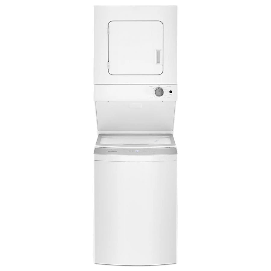 1.6 cu.ft Electric Stacked Laundry Center 6 Wash cycles and AutoDry??? - (WET4024HW) - WHIRLPOOL