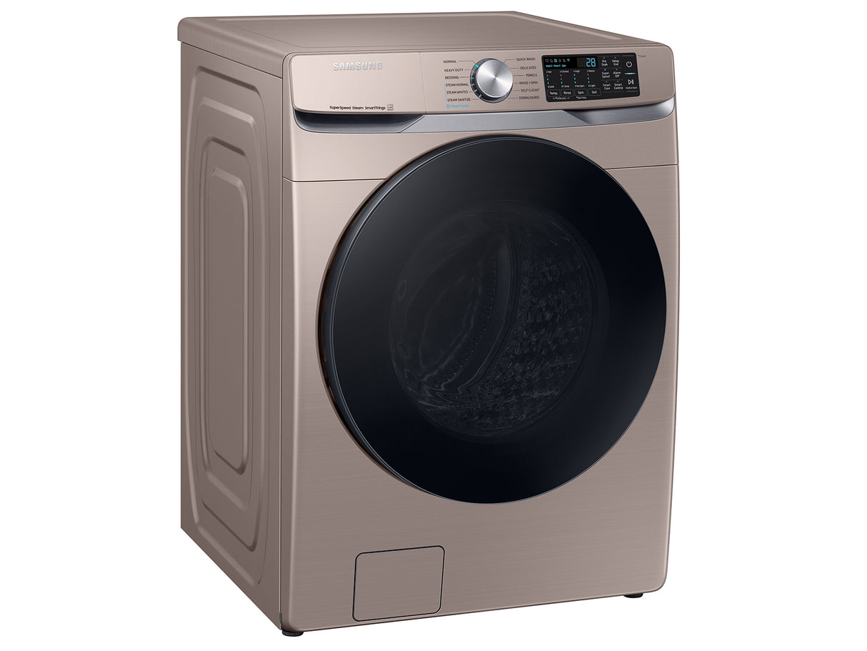 4.5 cu. ft. Large Capacity Smart Front Load Washer with Super Speed Wash - Champagne - (WF45B6300AC)