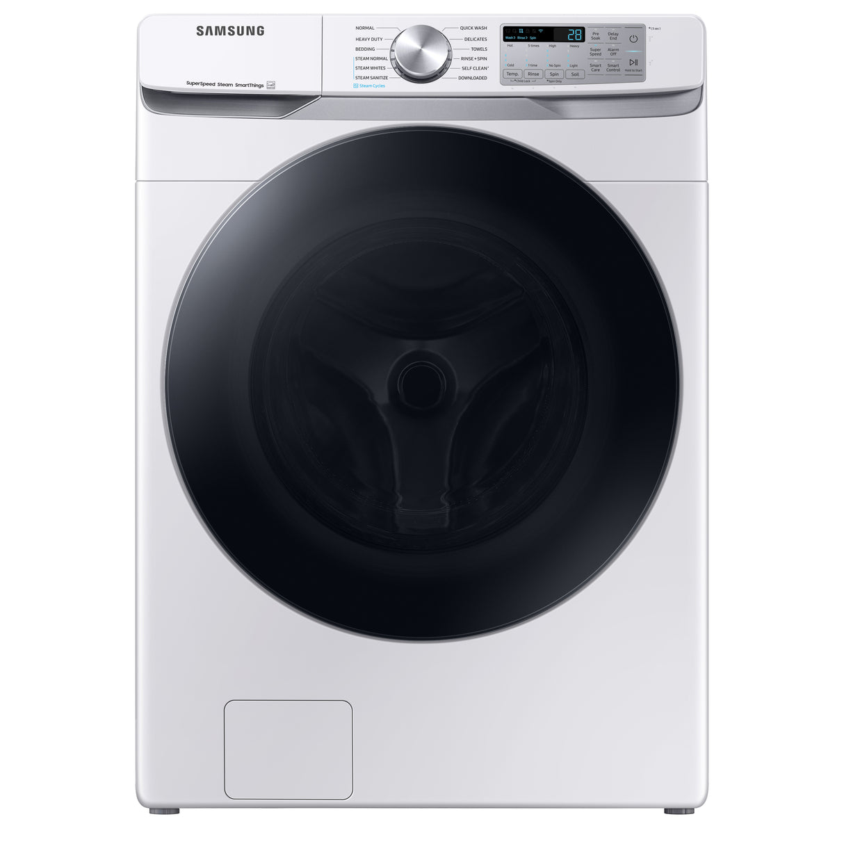 4.5 cu. ft. Large Capacity Smart Front Load Washer with Super Speed Wash - White - (WF45B6300AW)
