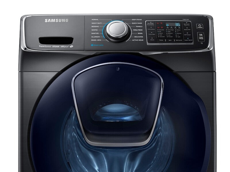 4.5 cu. ft. Smart Front Load Washer with AddWash(TM) in Black Stainless Steel - (WF45K6500AV) - SAMSUNG