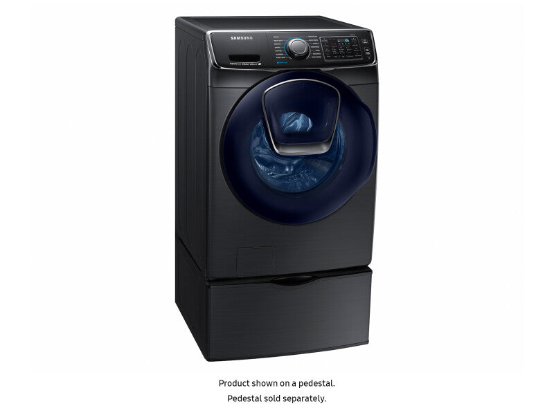4.5 cu. ft. Smart Front Load Washer with AddWash(TM) in Black Stainless Steel - (WF45K6500AV) - SAMSUNG