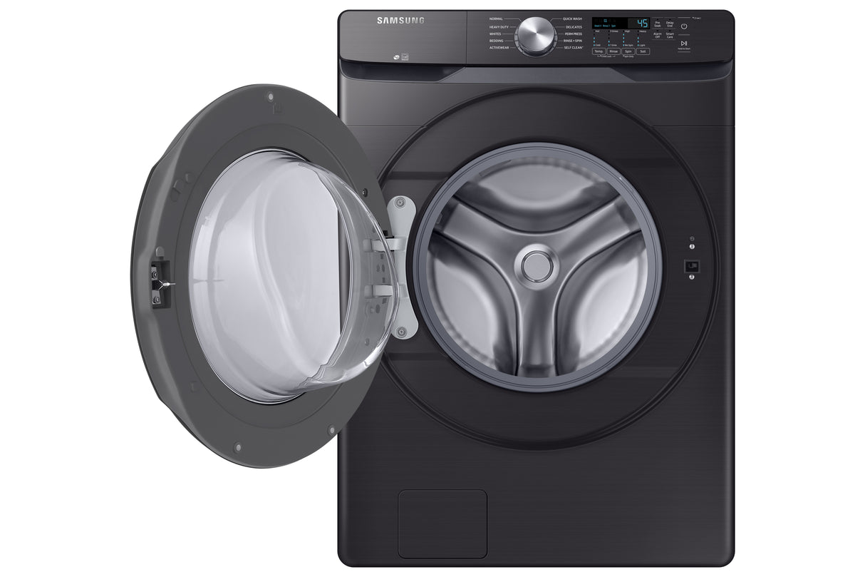 4.5 cu. ft. Front Load Washer with Vibration Reduction Technology+ in Brushed Black - (WF45T6000AV)