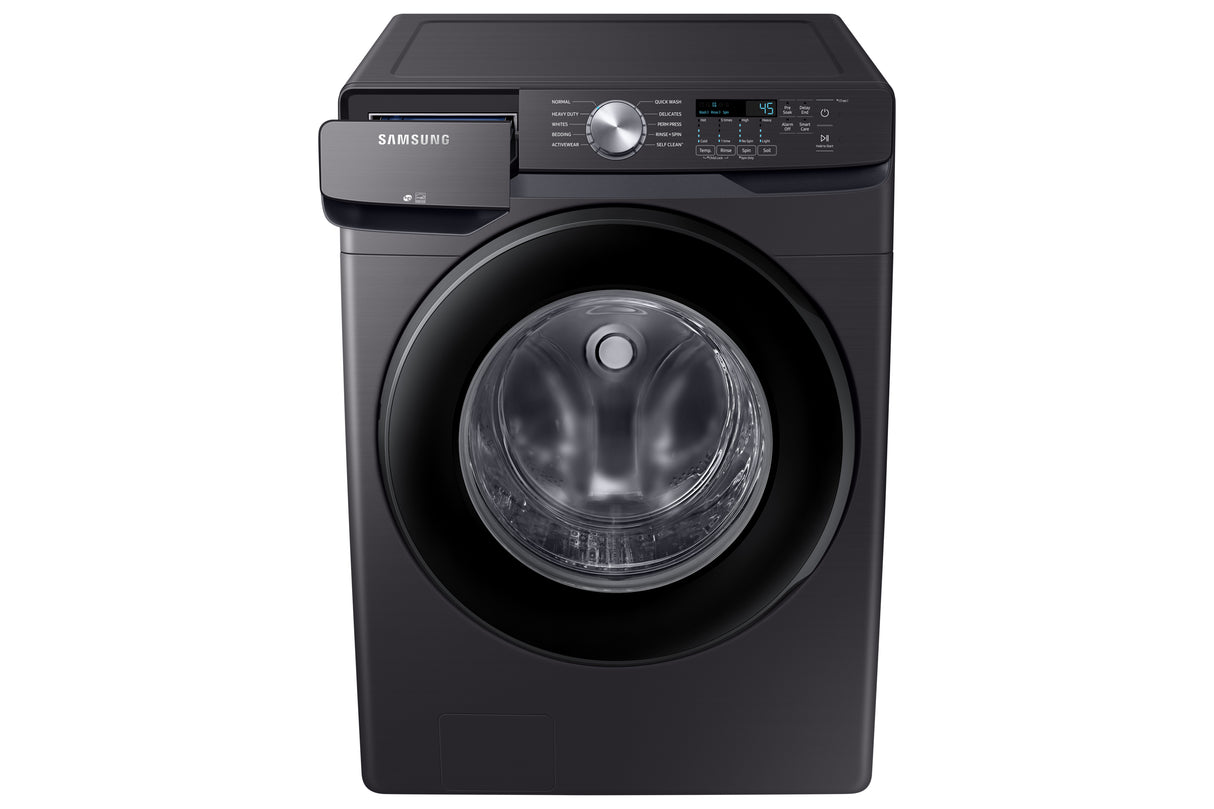4.5 cu. ft. Front Load Washer with Vibration Reduction Technology+ in Brushed Black - (WF45T6000AV)
