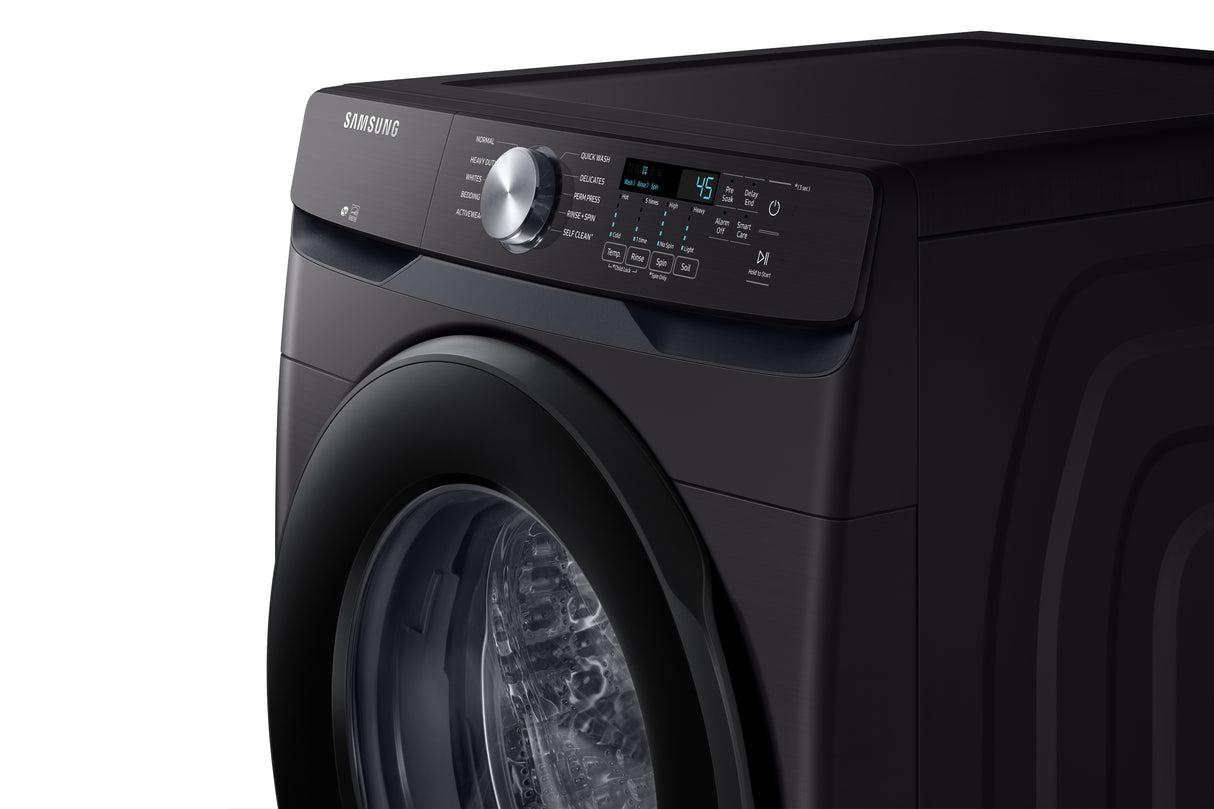 4.5 cu. ft. Front Load Washer with Vibration Reduction Technology+ in Brushed Black - (WF45T6000AV)