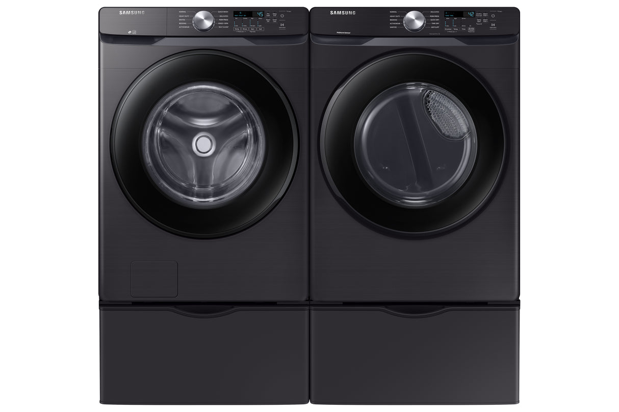 4.5 cu. ft. Front Load Washer with Vibration Reduction Technology+ in Brushed Black - (WF45T6000AV)