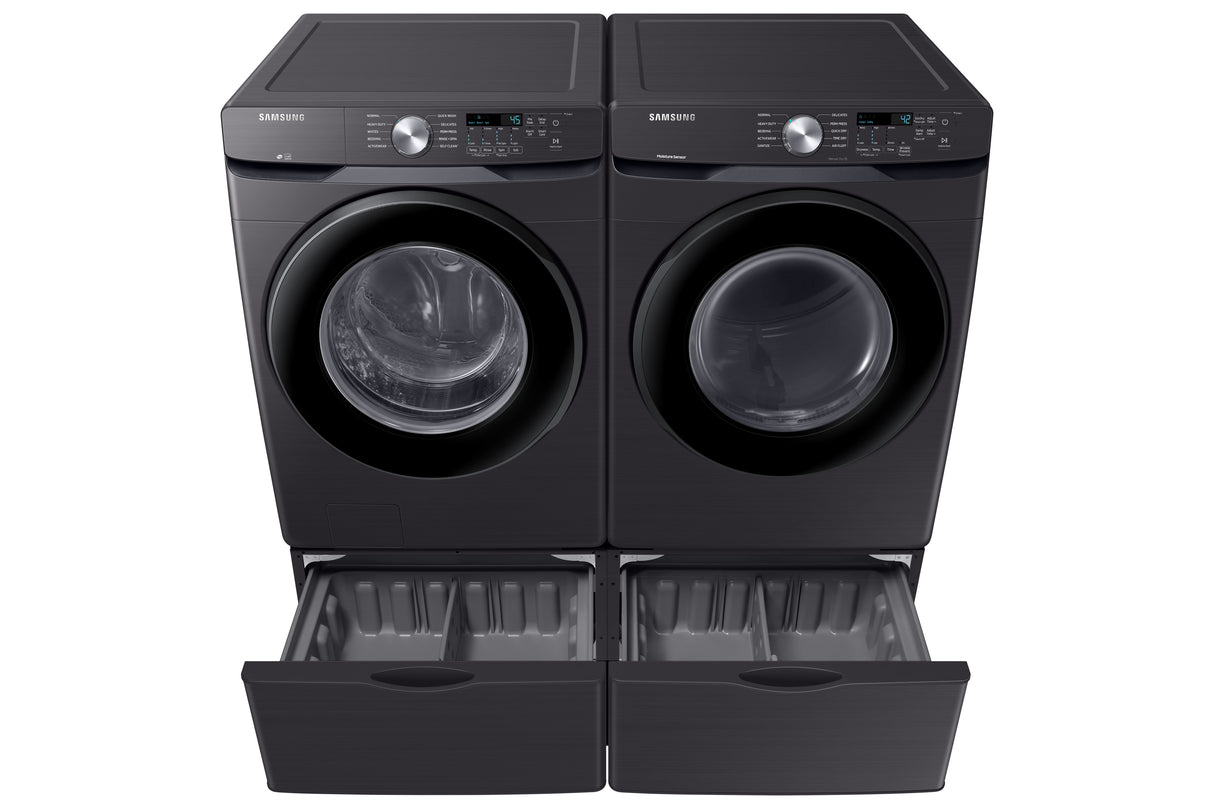 4.5 cu. ft. Front Load Washer with Vibration Reduction Technology+ in Brushed Black - (WF45T6000AV)