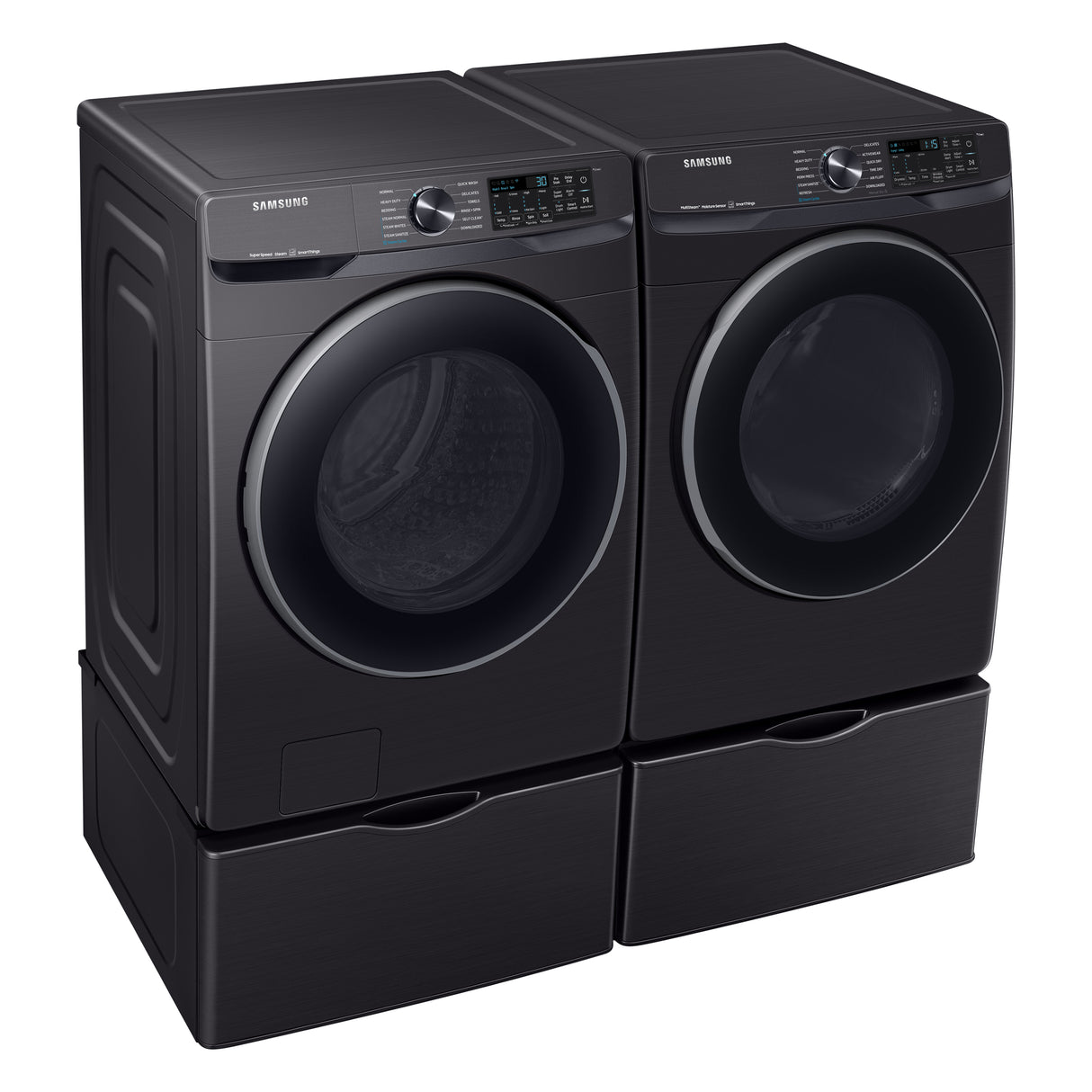 5.0 cu. ft. Extra-Large Capacity Smart Front Load Washer with Super Speed Wash in Brushed Black - (WF50A8500AV)