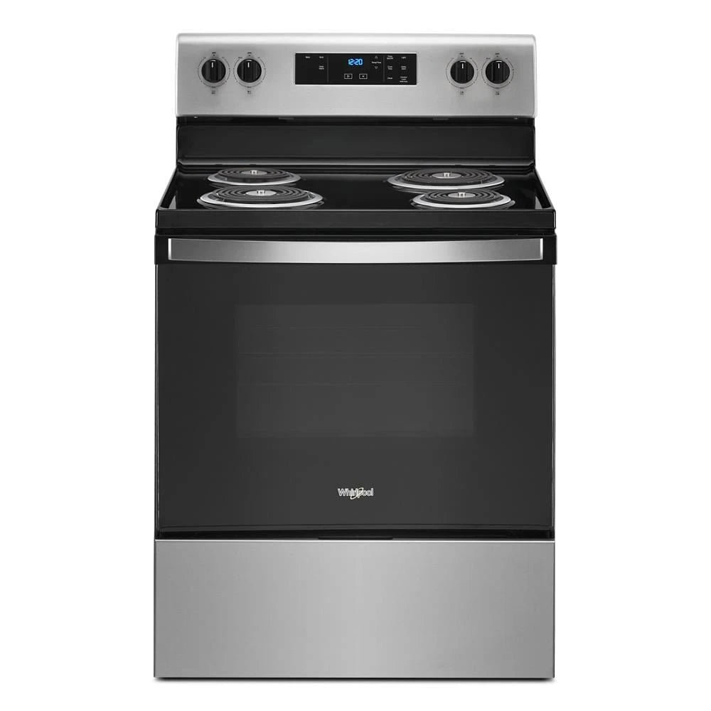4.8 cu. ft. Electric Range with Keep Warm setting - (WFC150M0JS) - WHIRLPOOL