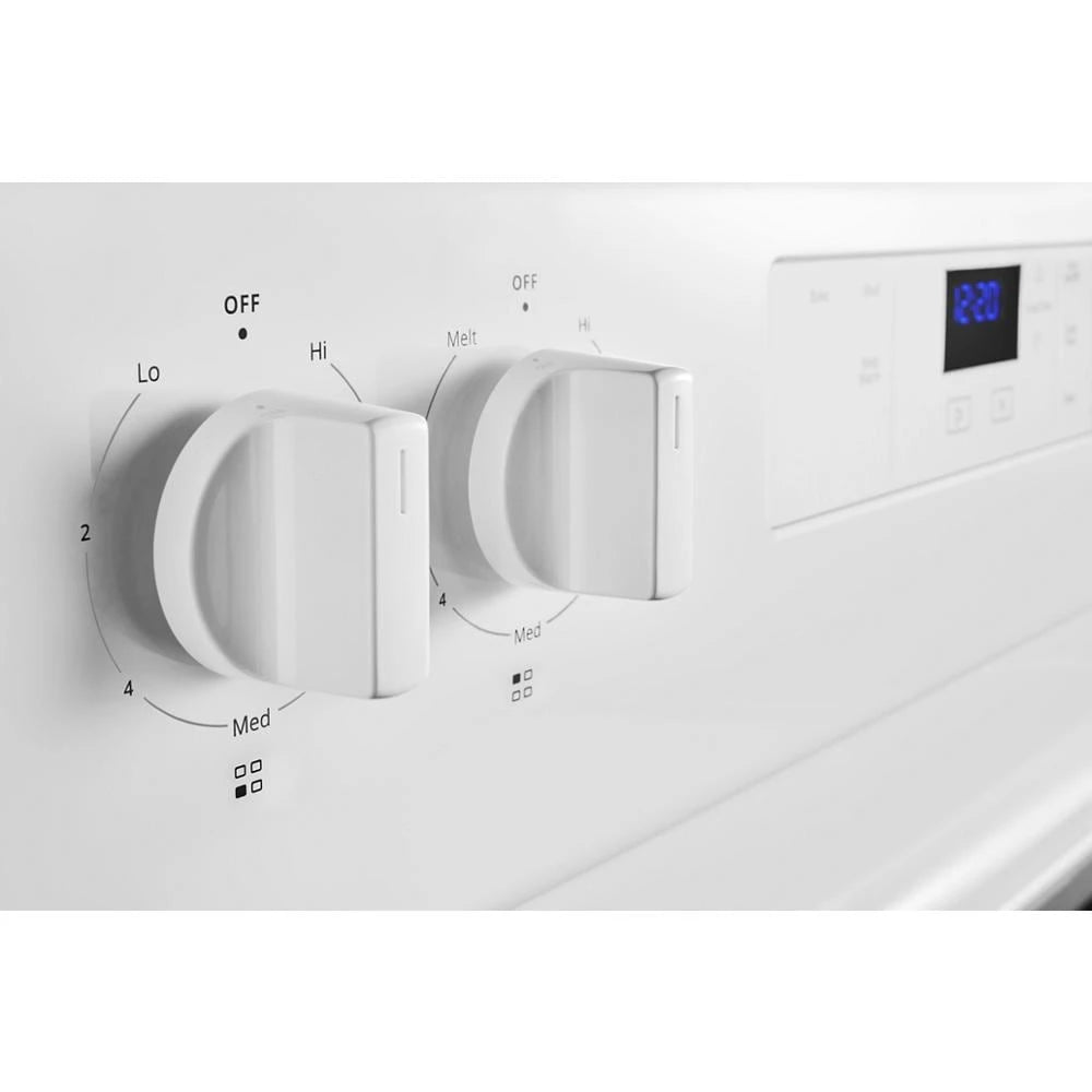 4.8 cu. ft. Electric Range with Keep Warm setting - (WFC150M0JW)