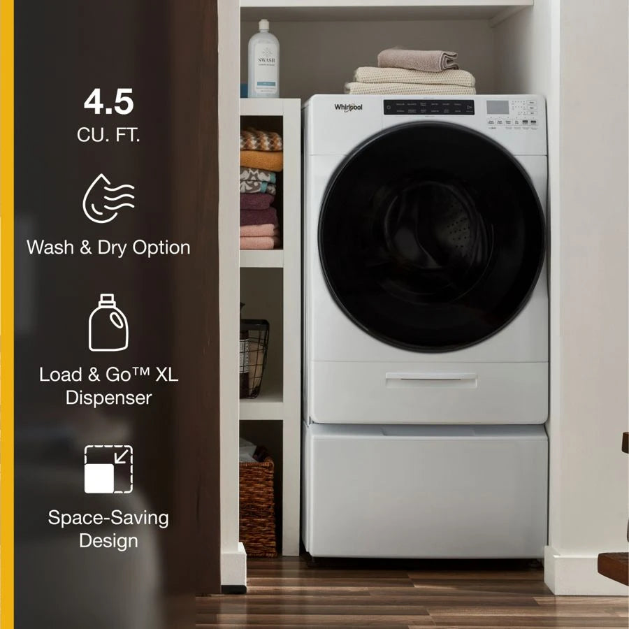 4.5 Cu. Ft. Ventless All In One Washer Dryer - (WFC682CLW) - WHIRLPOOL