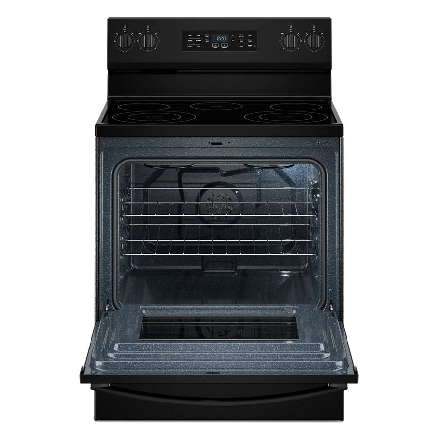 30-inch Electric Range with Air Cooking Technology and Steam Clean - (WFES4530SB)
