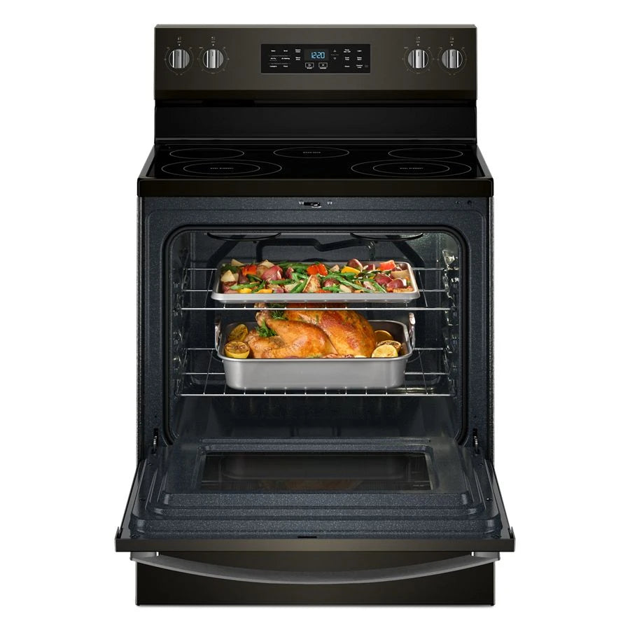 30-inch Electric Range with Air Cooking Technology and Steam Clean - (WFES4530SV)