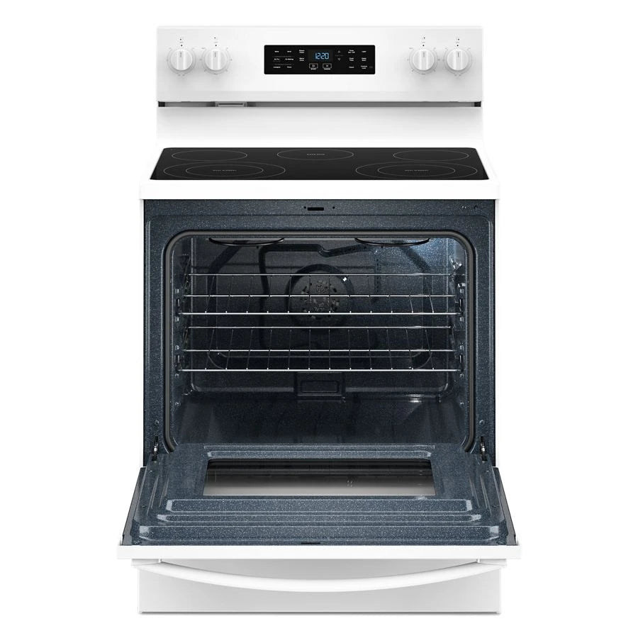 30-inch Electric Range with Air Cooking Technology and Steam Clean - (WFES4530SW)