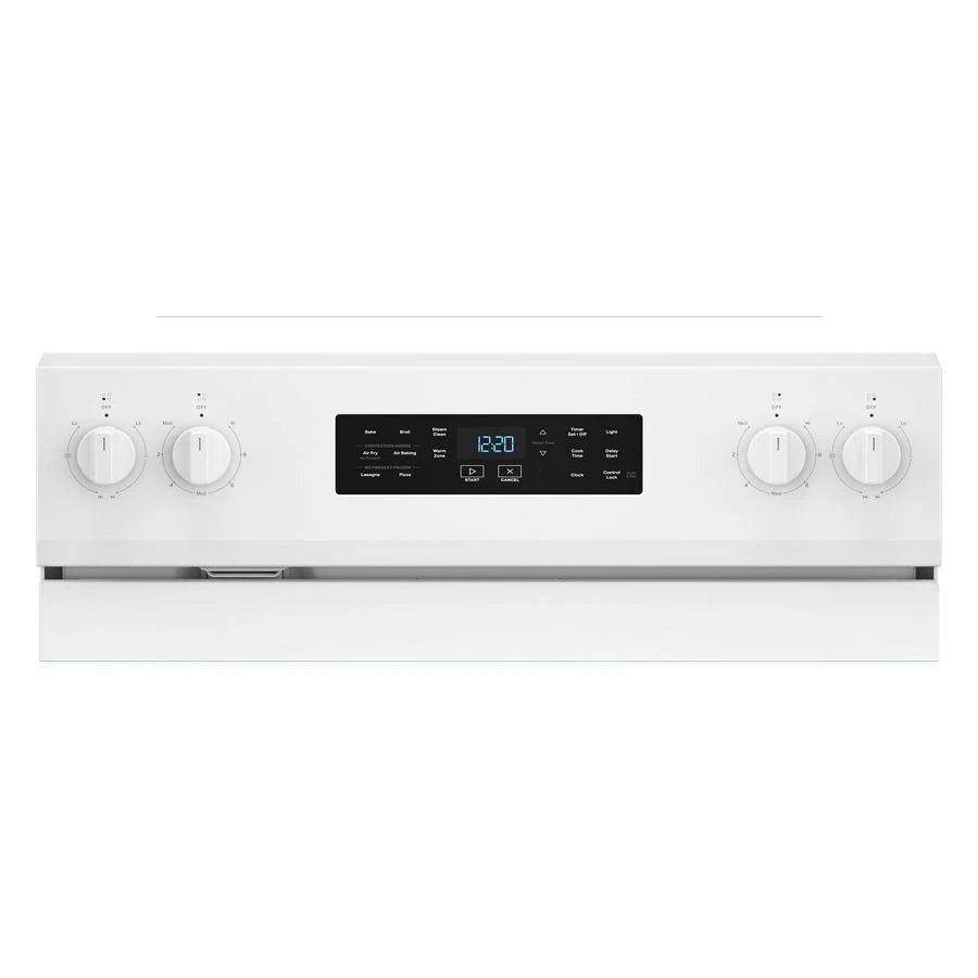 30-inch Electric Range with Air Cooking Technology and Steam Clean - (WFES4530SW)