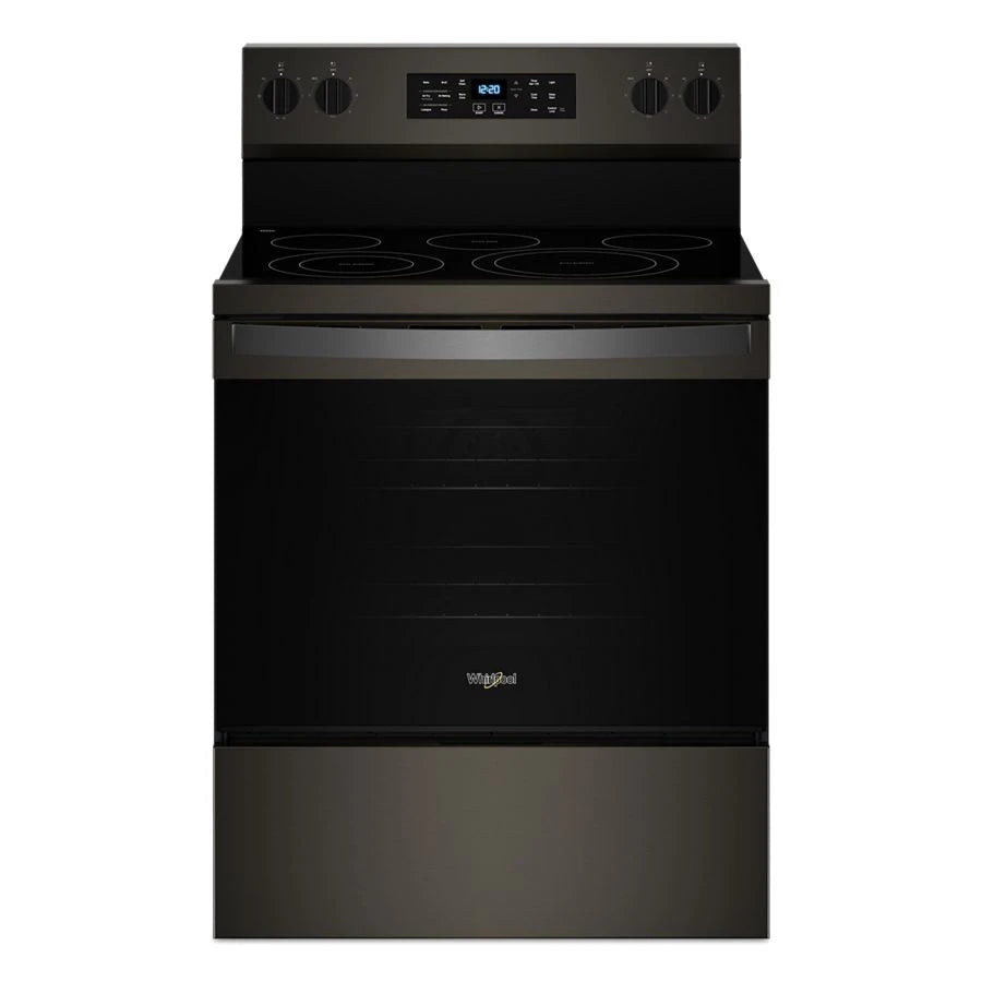30-inch Energy Star Electric Range with Air Cooking Technology, No Preheat Air Fry and Air Baking and Self Clean - (WFES5030RV)