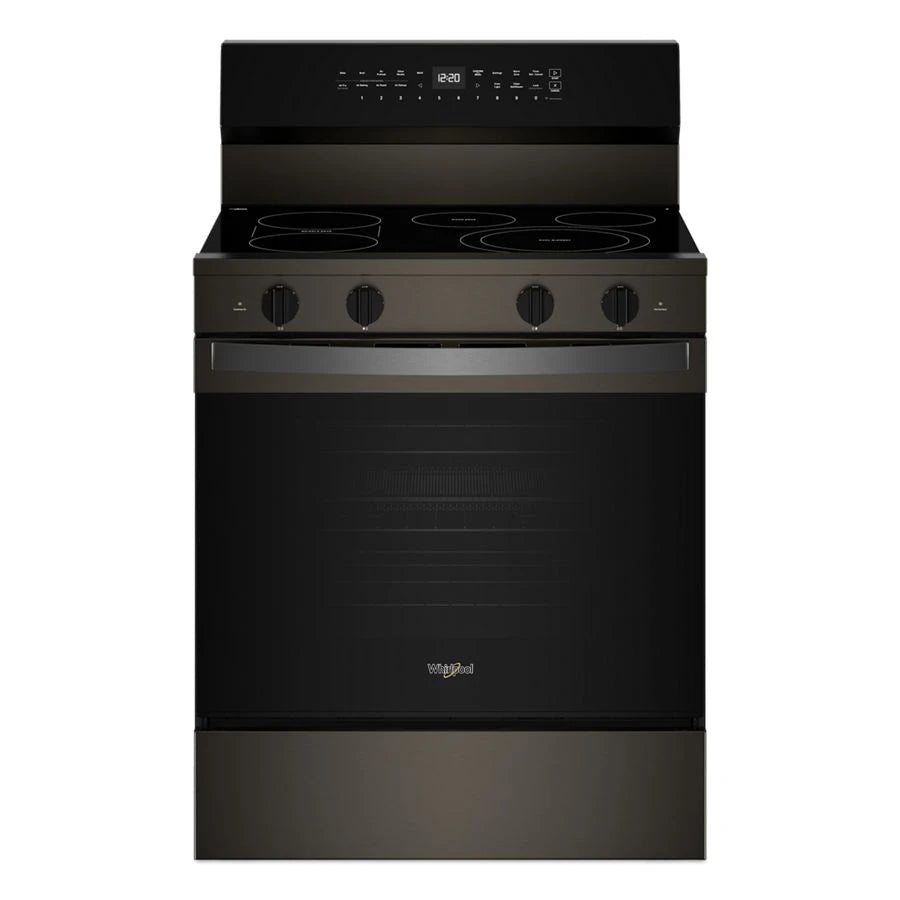 30-inch Electric Smart Range with Air Cooking Technology, No Preheat Air Fry, High Speed Preheat Oven, WipeClean™ Coating, and Steam/Self Clean - (WFES7530RV)