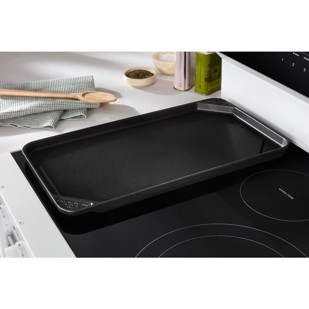 30-inch Electric Smart Range with Air Cooking Technology, No Preheat Air Fry, High Speed Preheat Oven, WipeClean™ Coating, and Steam/Self Clean - (WFES7530RW)