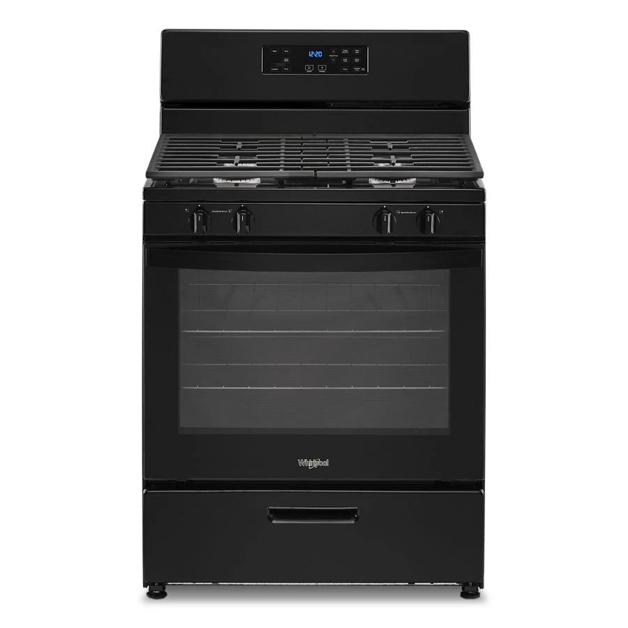 5.1 Cu. Ft. Freestanding Gas Range with Broiler Drawer - (WFG320M0MB) - WHIRLPOOL