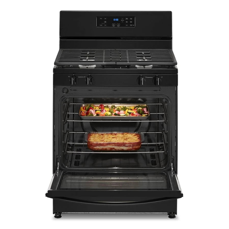 5.1 Cu. Ft. Freestanding Gas Range with Broiler Drawer - (WFG320M0MB) - WHIRLPOOL