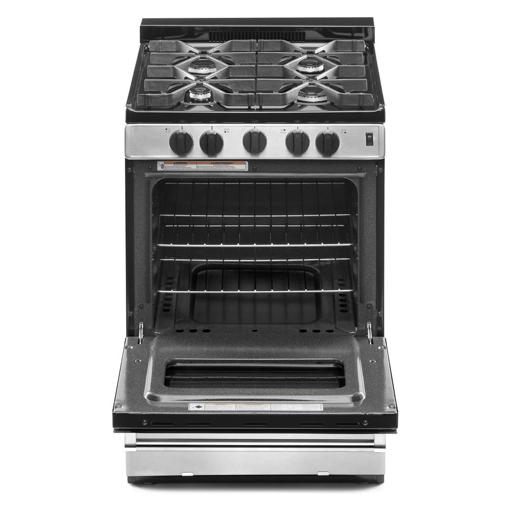 24-inch Freestanding Gas Range with Sealed Burners - (WFG500M4HS)