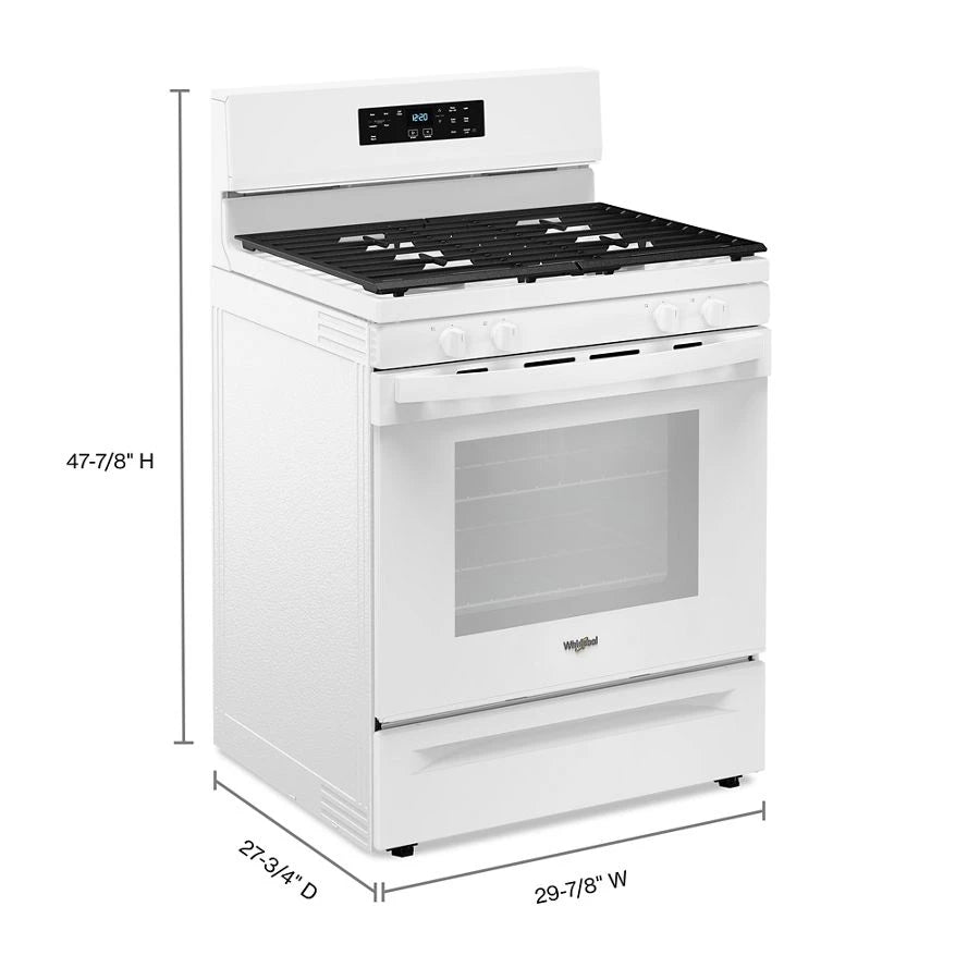 30-inch Self Clean Gas Range with No Preheat Mode - (WFGS3530RW)