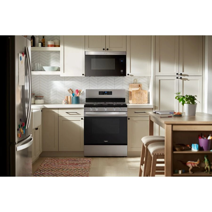 30-inch Gas Range with Air Cooking Technology and Steam Clean - (WFGS4530SZ)