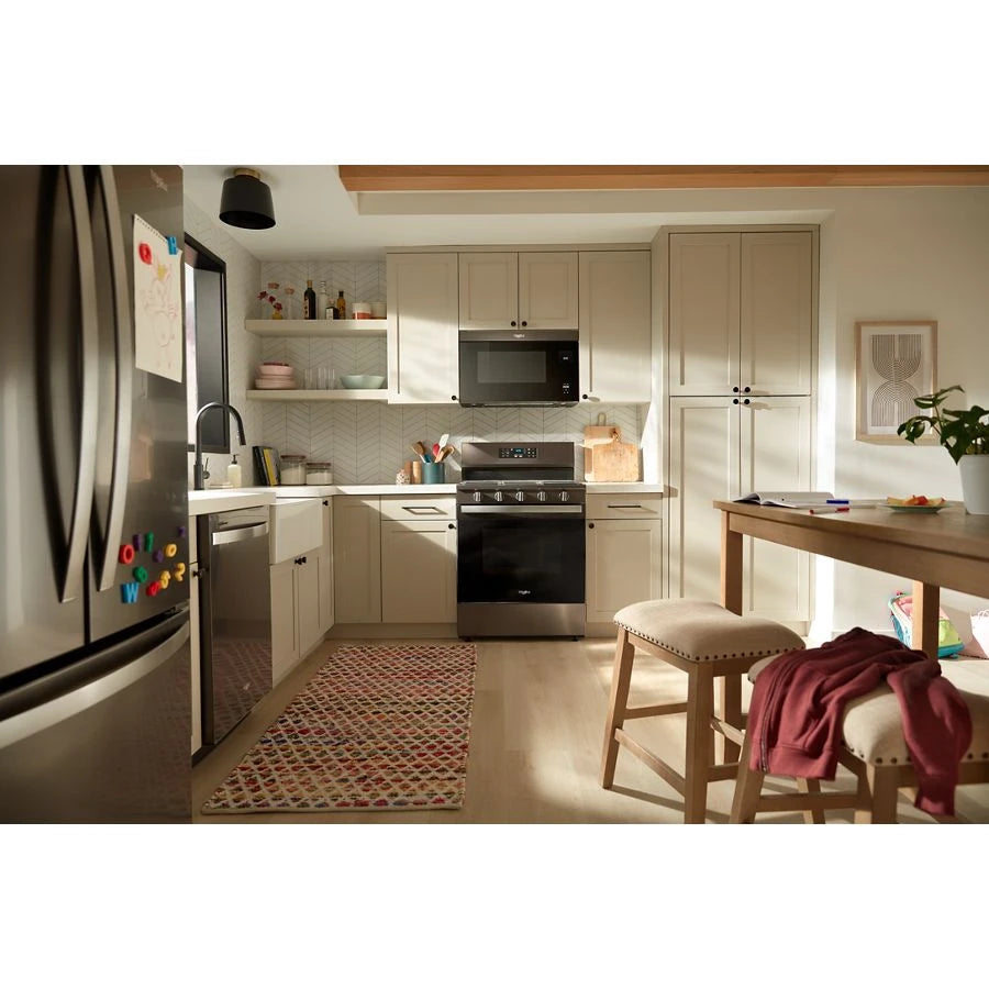 30-inch Gas Range with Air Cooking Technology, No Preheat Air Fry and Air Baking and Self Clean - (WFGS5030RV)