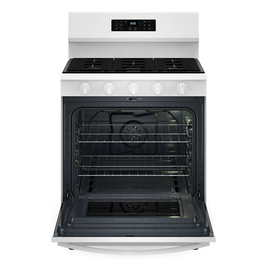 30-inch Gas Range with Air Cooking Technology, No Preheat Air Fry and Air Baking and Self Clean - (WFGS5030RW)