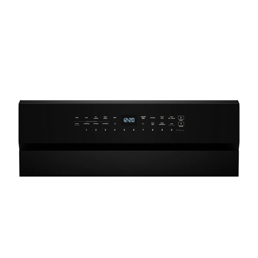 30-inch Smart Gas Range with Air Cooking Technology, No Preheat Air Fry, Steam/Self Clean and High Speed Preheat - (WFGS7530RB)