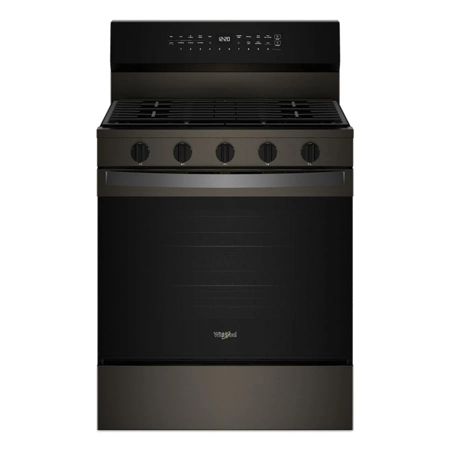 30-inch Smart Gas Range with Air Cooking Technology, No Preheat Air Fry, Steam/Self Clean and High Speed Preheat - (WFGS7530RV)