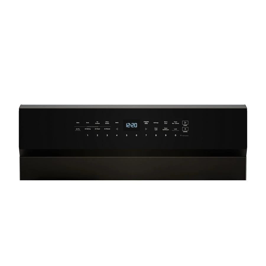 30-inch Smart Gas Range with Air Cooking Technology, No Preheat Air Fry, Steam/Self Clean and High Speed Preheat - (WFGS7530RV)
