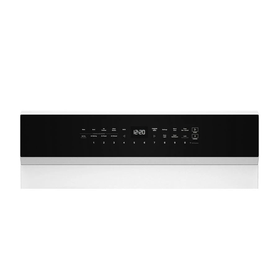 30-inch Smart Gas Range with Air Cooking Technology, No Preheat Air Fry, Steam/Self Clean and High Speed Preheat - (WFGS7530RW)