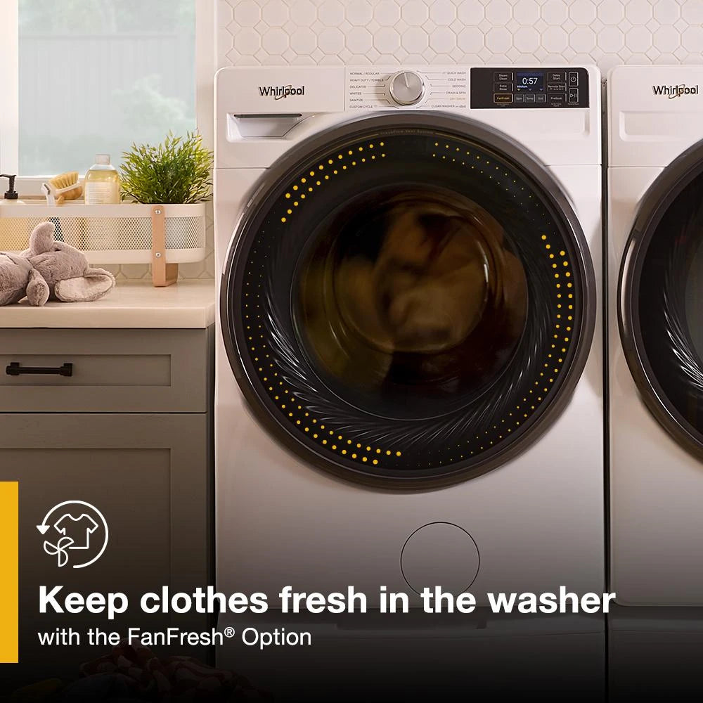 4.5 cu. ft. Smart Front Load ENERGY STAR® Washer with FreshFlow™ Vent System - (WFW5720RR)