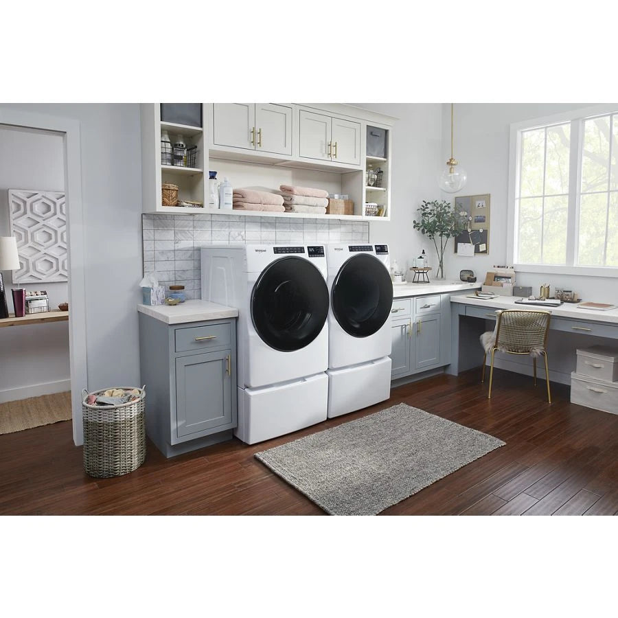5.0 Cu. Ft. Front Load Washer with Quick Wash Cycle - (WFW6605MW) - WHIRLPOOL