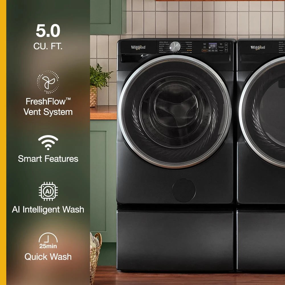 5.0 cu. ft. Smart Front Load ENERGY STAR® Washer with the FreshFlow™ Vent System - (WFW6720RU)