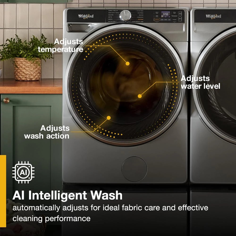 5.0 cu. ft. Smart Front Load ENERGY STAR® Washer with the FreshFlow™ Vent System - (WFW6720RW)