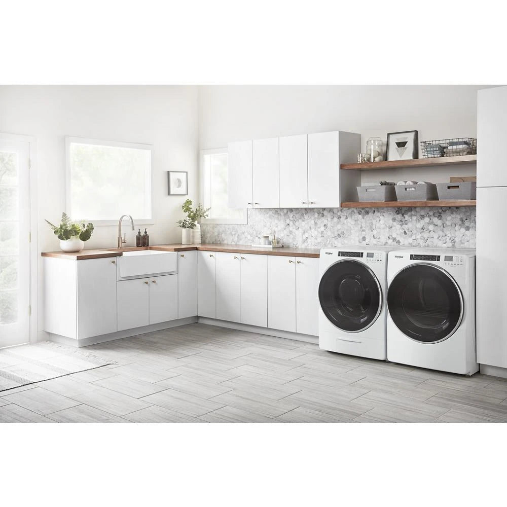 5.0 cu. ft. Front Load Washer with Load & Go??? XL Dispenser - (WFW8620HW) - WHIRLPOOL