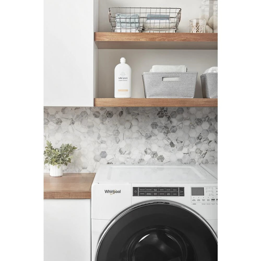 5.0 cu. ft. Front Load Washer with Load & Go??? XL Dispenser - (WFW8620HW) - WHIRLPOOL