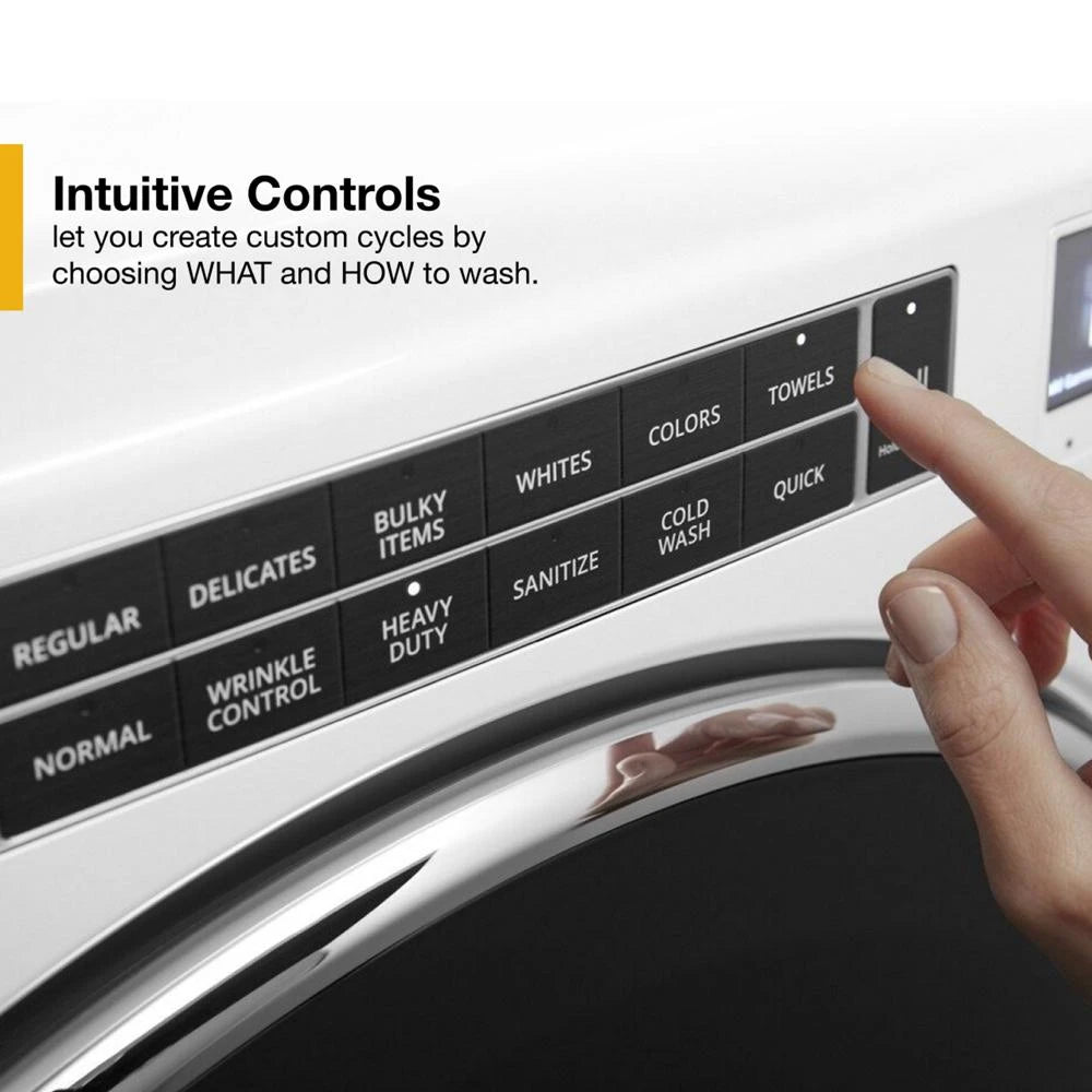 5.0 cu. ft. Front Load Washer with Load & Go??? XL Dispenser - (WFW8620HW) - WHIRLPOOL