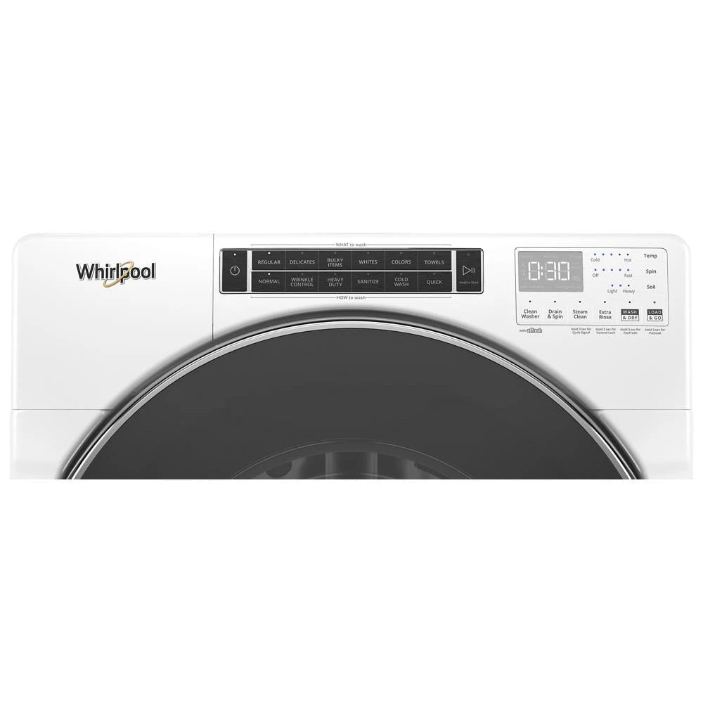 5.0 cu. ft. Front Load Washer with Load & Go??? XL Dispenser - (WFW8620HW) - WHIRLPOOL