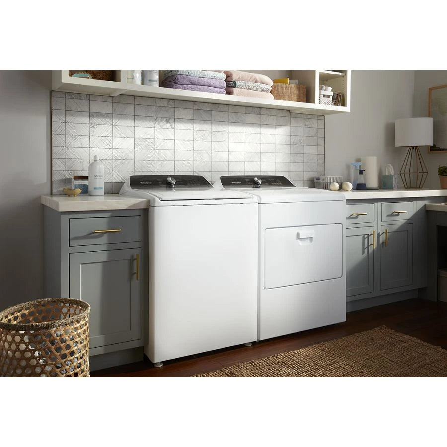 7.0 Cu. Ft. Top Load Gas Moisture Sensing Dryer - (WGD5010LW) - WHIRLPOOL