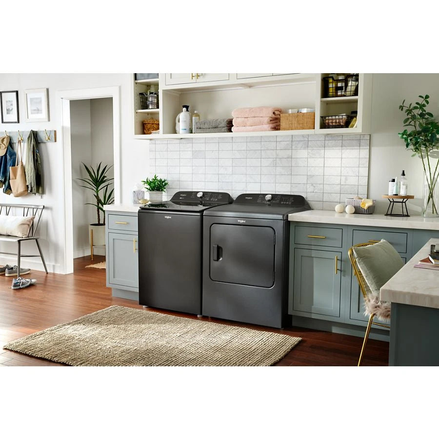 7.0 Cu. Ft. Whirlpool?? Top Load Gas Dryer with Moisture Sensor - (WGD6150PB) - WHIRLPOOL