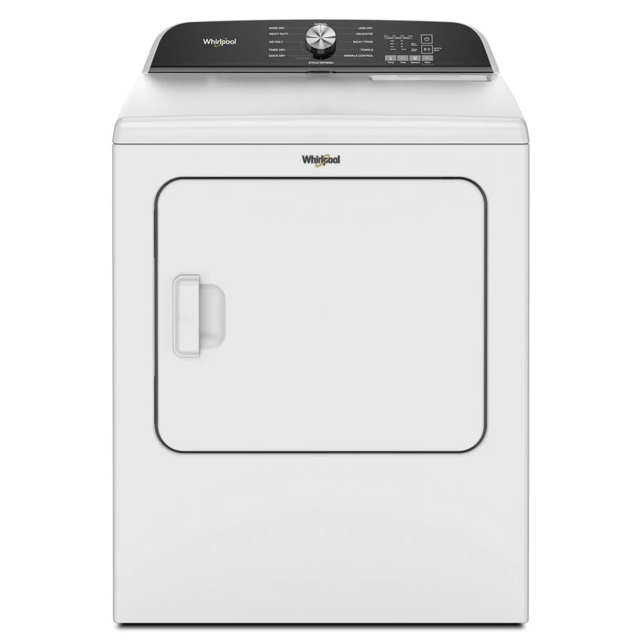 7.0 Cu. Ft. Whirlpool?? Top Load Gas Dryer with Moisture Sensor - (WGD6150PW) - WHIRLPOOL