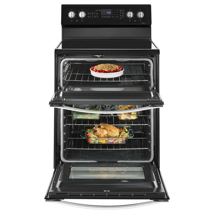 6.7 Cu. Ft. Electric Double Oven Range with True Convection - (WGE745C0FE)