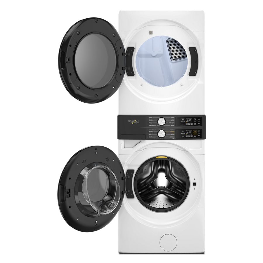 Smart ENERGY STAR® Front Load Laundry Tower with UV Clean Technology & FreshFlowTM Vent System 4.5 cu. ft. Washer & 7.4 cu. ft. Gas Dryer - (WGF5727TW) -