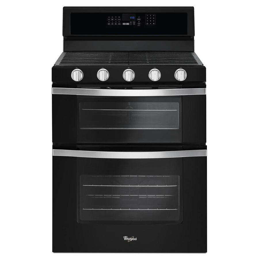 6.0 Cu. Ft. Gas Double Oven Range with EZ-2-Lift??? Hinged Grates - (WGG745S0FE)