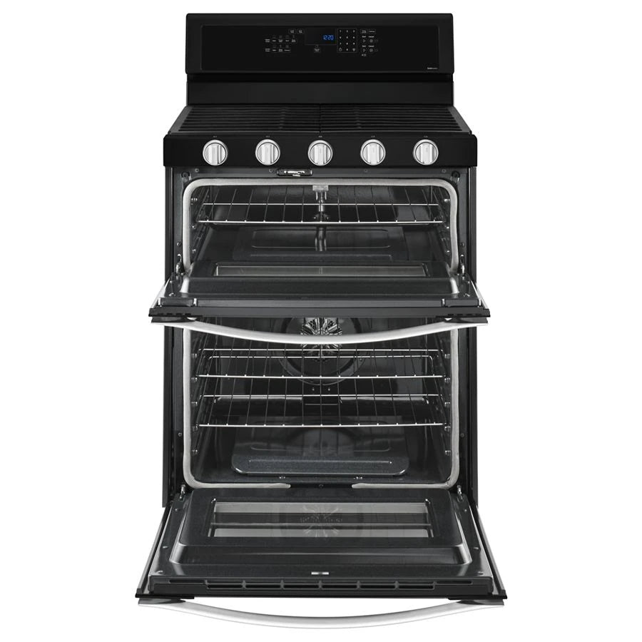 6.0 Cu. Ft. Gas Double Oven Range with EZ-2-Lift??? Hinged Grates - (WGG745S0FE)