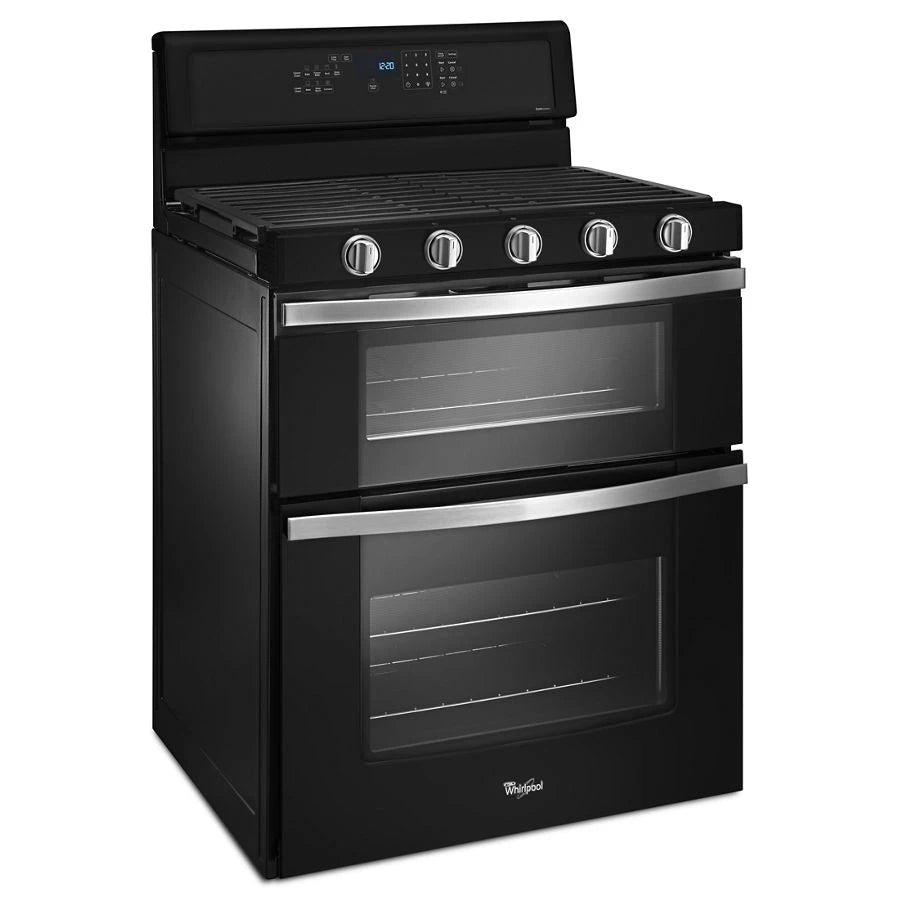 6.0 Cu. Ft. Gas Double Oven Range with EZ-2-Lift??? Hinged Grates - (WGG745S0FE)