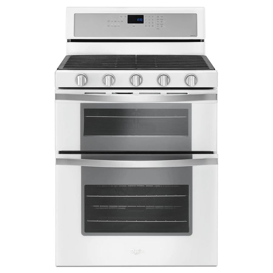6.0 Cu. Ft. Gas Double Oven Range with EZ-2-Lift??? Hinged Grates - (WGG745S0FH)